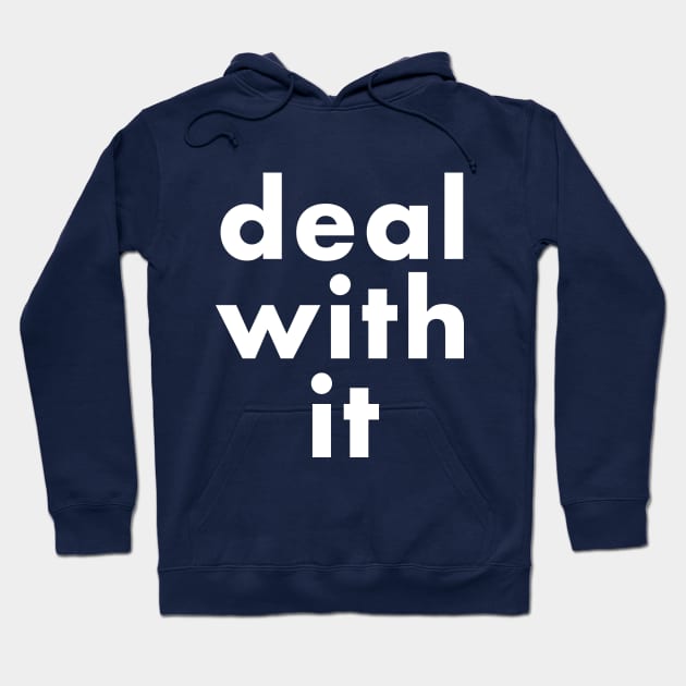 deal with it Hoodie by foxfalcon